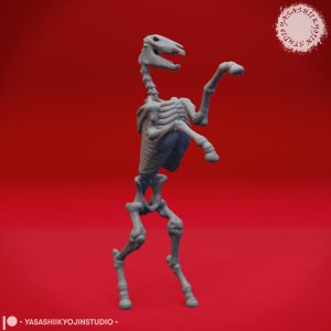 Undead Skeleton Horse - 54mm Scale